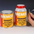 Ceramabond 571 Magnesium Adhesive 16 fl oz Powder + Liquid Clear Water Resistant Heat &amp Electrical Resistant