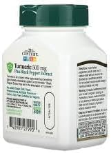 21st Century Turmeric Complex 500 mg - 60 Vegetarian Capsules Pack of 5