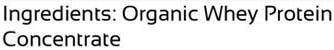 Raw Organic Whey Protein Powder Grass Fed Happy Healthy Cows Undenatured Hormone Free Non-GMO Gluten Free Unflavored Unsweetened Protein 12 oz