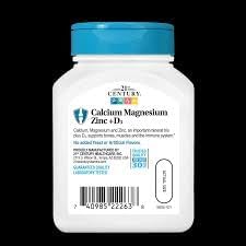 21st Century Cal Mag Zinc +D Vitamin - 90 Tablets Pack of 4