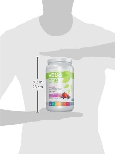 Vega One All-in-One Nutritional Shake Berry (20 Servings) - Plant Based Vegan Protein Powder Non Dairy Gluten Free Non GMO 30 Ounce (Pack of 1)
