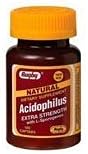 Rugby Acidophilus Extra Strength with L-Sporogenes (100 Captabs)(6 pack) by Rugby