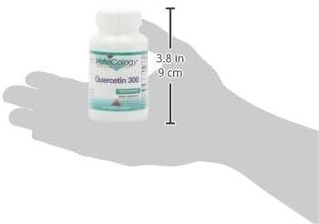 NutriCology Quercetin 300 - Supports Mast Cell and Histamine Response - Includes Vitamin C - Delivers 300 mg Quercetin Per Capsule - Vegetarian &amp Hypoallergenic - 30 Servings - 60 Capsules