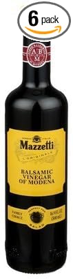 Mazzetti Balsamic Vinegar 2-Leaf 16.9 oz (Pack of 6)