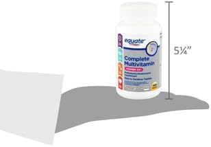 Equate Complete Multivitamin Multimineral Tablets Women's Daily Nutritional Support Supplement 50+ Formula 100 Count Sticker