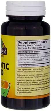 Nature's Blend Probiotic Blend 100 Capsules (Pack of 2)