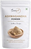 Natural Ashwagandha Powder - Ayurvedic Root Extract for Stress Relief Energy Boost Focus &amp Sleep Quality - Vegan Non-GMO Chemical-Free 226g