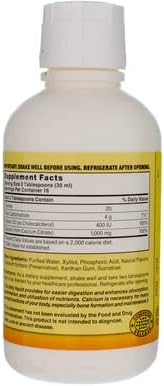 Nature's Blend Calcium Citrate with D3 Blueberry Flavored Liquid 16 oz Each (Pack of 5)