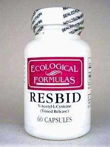 Ecological Formulas - Resbid N-Ace-L-Cys (Timed Rel) 60 caps