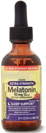 SEDLAV Liquid Melatonin Dietary Supplement 10 mg 2 fl oz Sticker