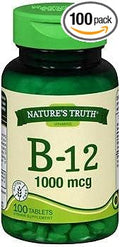 Nature's Truth B-12 1000 mcg 100 Count (Value Pack of 2)
