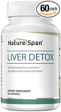 Liver Cleanse Detox &amp Repair - Milk Thistle Supplement for Digestion &amp Immune Health - Choline &amp Herbal Liver Support with Silymarin- 60 Capsules