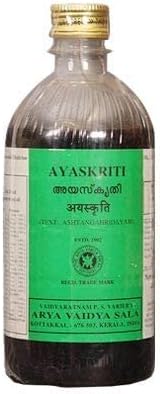 Kottakkal Ayaskrithi 450 ml X 2PcsOne Free Prakruthi Ginger Candy for Each Order.