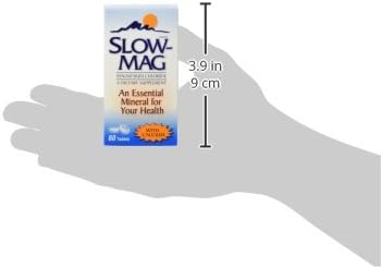 Slow Mag Magnesium Chloride and Calcium 60 Tablets each (Value Pack of 3)