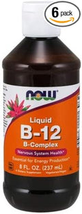 Now Foods Vitamin B-12 Liquid 8oz 6 Pack