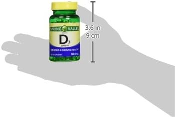 Spring Valley twin pack vitamin d3 2000I.U. Immune Health/Bone Health 200 so...