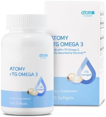 A.T.O.M.Y. rTG Omega 3 510mg x 180 Capsules