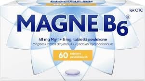 Sanofi Magne B6 Magnesium and Pyridoxine Coated Tablets 60 Count