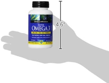 Omegaworks Super Omega 3 Softgels 50-Count Bottles (Pack of 2)