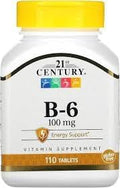 21st Century B-6 100 mg - 110 Tablets Pack of 5