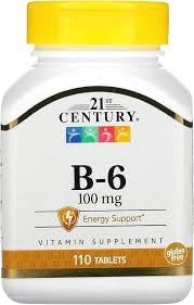 21st Century B-6 100 mg - 110 Tablets Pack of 5