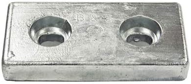 B &amp S Marine Anodes ZINC Plate Grand Albin