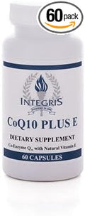 CoQ10 100mg Plus Vitamin E 100iu 5mg Bioperine Integris - 60 caps