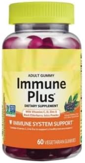 SEDLAV Immune Support Plus Dietary Supplement Gummies for Adults Elderberry 60 Count Sticker