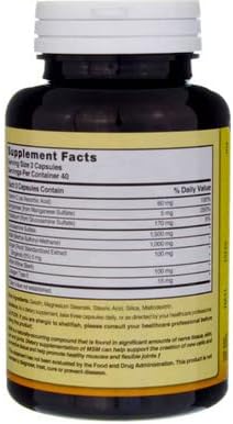 Nature's Blend Glucosamine/MSM Complex Capsules - 120 ct Pack of 6