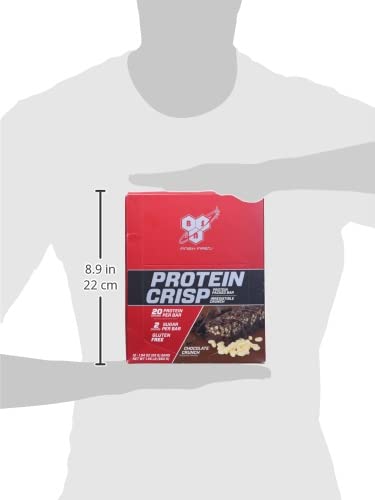 BSN Protein Crisp Chocolate Crunch 12 Bars 1.94 oz (55 g) Each