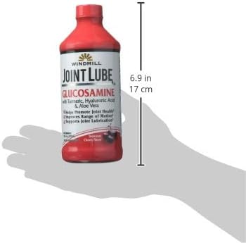 Glucoflex Joint Lube Glucosamine Liquid Cherry Flavor 16 oz (Pack of 4)