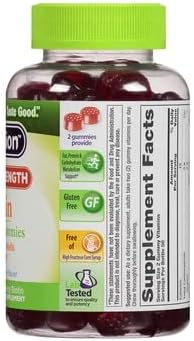 VitaFusion Biotin 5000 mcg Dietary Supplement Gummies Extra Strength Natural Blueberry Flavor - 100 ct Pack of 3