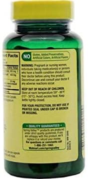 Spring Valley Standerdized Complex Turmeric Curcumin Dietary Supplement Capsules 500 mg 90 count 2 pk