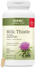 GNC Herbal Plus Milk Thistle Extra Strength 300 Caplets