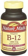 Nature Made Vitamin B-12 1000 mcg Time Release - 300 Tablets