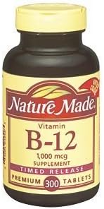 Nature Made Vitamin B-12 1000 mcg Time Release - 300 Tablets