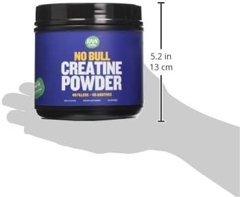 “No Bull” Creatine Powder Bulk Supplements Creatine Monohydrate for Faster Recovery Increased Muscle Volume Strength &amp Power Micronized Creatine for Men &amp Creatine for Women 500g