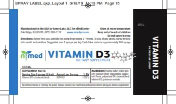 Vitamin D-3 Spray Spray Vitamin D-3 Liquid Vitamin D-3 Supplements in Spray Spray Vitamins Active