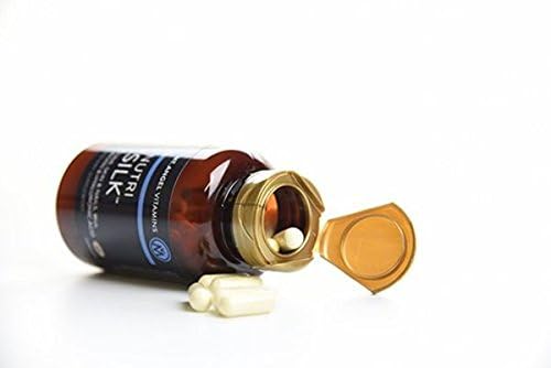 Mt. Angel Vitamins: NutriSilk Capsules. Promotes Healthy Hair &amp Skin Boost Collagen B Vitamins 60 Capsules
