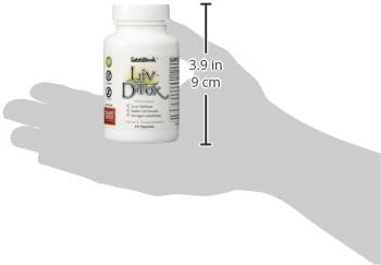 Liv D-Tox - 60 Capsules - Liver Detox and Cleanse Support Health Supplement with Turmeric Root Extract Milk Thristle and Asparagus