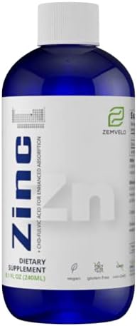 Liquid Ionic Zinc Supplement – Supports Immune Health &amp Energy Production – Maintains Skin and Cellular Health – 3-Month Supply