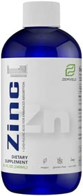 Liquid Ionic Zinc Supplement – Supports Immune Health &amp Energy Production – Maintains Skin and Cellular Health – 3-Month Supply