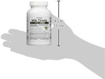Superior Labs Milk Thistle NonGMO - 80% Silymarin Flavonoids - Powerful Formula for Healthy Liver Kidney Detox and Function Energy - 250mg 4:1 Extract Yielding 1000mg 120 Vegetable Caps