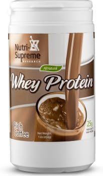 Whey Protein Powder Rich Coffee Dairy Cholov Yisroel - 1 LB