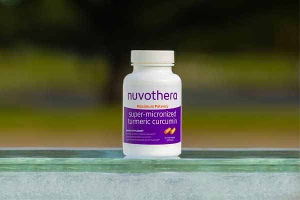 Nuvothera Super-Micronized Turmeric Curcumin Capsules Rapid Absorption Whole Root Non-GMO Skin Gut Health &amp Antioxidants (1 Month Pack (60 Capsules))