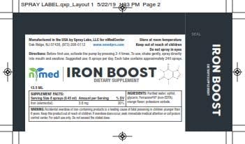 Iron Boost Ironboost Vitamins Minerals Supplements in Spray