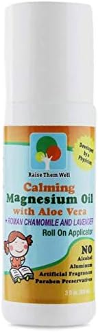 Raise Them Well Kid Safe Calming Magnesium Oil Roller and Original Magnesium Oil Roller Bundle
