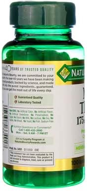 Nb NAT Milk Thistle Caps Size 100ct