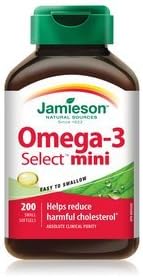 Jamieson Omega-3 Select™ Mini 300 mg 200 Small softgels