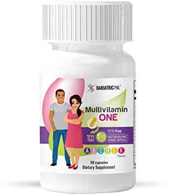 BariatricPal Duodenal Switch Complete 30-Day Supply Vitamin Pack (Iron-Free Capsule Calcium Citrate Soft Chews with Probiotics - Wild Grape)